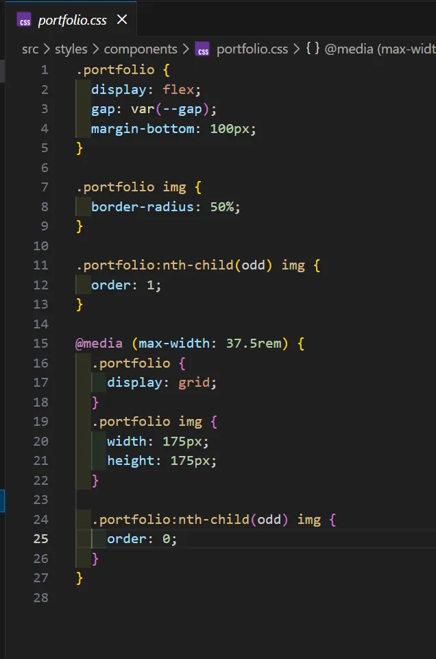 portfolio portfolio styles