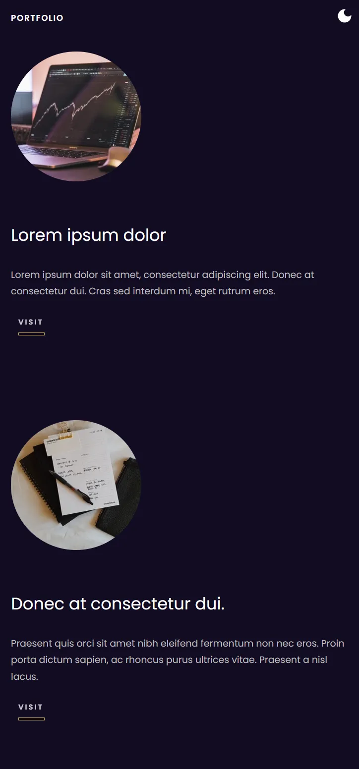 portfolio responsive portfolio